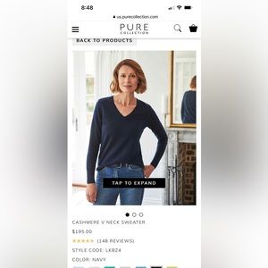 Pure Collection 100 Cashmere Sweater